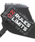 No Rules No Limits Auto Darkening Welding Helmet With Grind Mode and Shade 7 to 13, side view