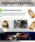 Two Pack Gearhead Friendly Compression Tester Adapters M12x1.25 Spark Plug Tool Adapter With O Ring Seal in use
