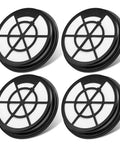 Replacement Vacuum Filter Kit With Inlet Frame And Sponge For Whirlwind Bagless Canister Vacuum Cleaner Models NEN110A NEN110B NEN110D Pack Of 4 Washable And Reusable For Easy Cleaning