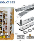 Hidden Pivot Hinges For Heavy Duty Wood Doors Up To 300 Lb Side Mount Invisible Door Hardware Stainless Steel Rustproof Ball Catch Kit