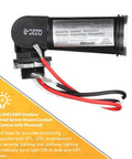 Outdoor Conduit Lighting Control With Photocell Sensor for Dusk to Dawn Auto Operation, black hardwired unit with swivel mount base