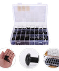 Badass Metric Socket Head Cap Screw Assortment Kit Built From Tough Carbon Steel With Hex Drives stored in clear plastic organizer.