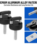 No Sweat Quick Swap Hard Top Fastener Thumb Screws With Reinforced Nut Plates For Ford Bronco Jeep Wrangler Gladiator being displayed.