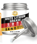 Heavy Duty Lithium Grease With Built In Brush For Hinges Bearings Gears And Track Rails Keeps Parts Quiet Reduces Wear And Friction
