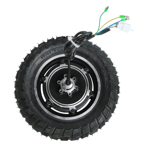 No Sweat 10 Inch 48V 350W Brushless Hub Motor Wheel Packed With Rugged Off Road Tire Pre Assembled Disc Brake for electric scooters