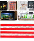 Two Piece 12 Inch Transparent Acrylic Hinge Smooth As Butter Continuous Piano Hinge Self Adhesive for drawers and cabinets.