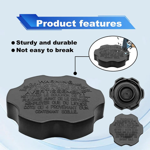 Beefed Up Brake Fluid Cap For Master Cylinder Reservoir Replacement 58531-0700 585312B500 in durable ABS material