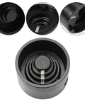 Reamer Attachment For M-18 FUEL Compact Band Saw Conduit Reamer showing detailed view of grooves and cutting edge