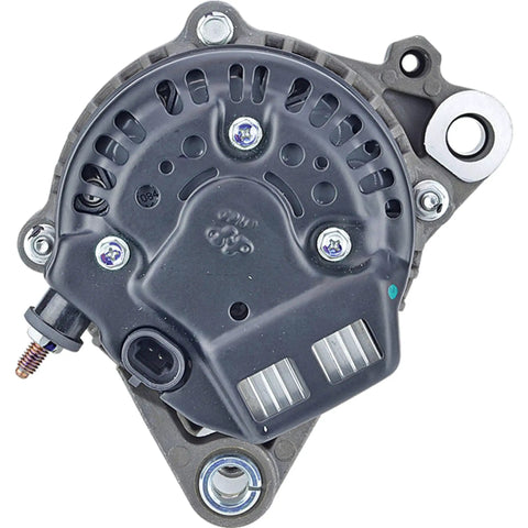 Back view of Remanufactured 12V 55 Amp Marine Alternator for Mercury Outboard 150 HP 2012 On with CW rotation and connectors