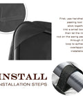 Installation steps for Beefed Up Outdoor Swing Canopy Replacement Cover with reinforced edges and waterproof material.