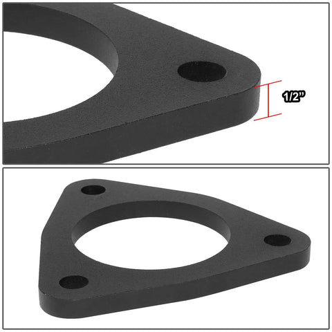 Half Inch Front Leveling Lift Kit With Upper Strut Mount Spacers For 2007 To 2022 Silverado 1500 And Sierra 1500 Pickups Front End Lift Carbon Steel With Black Powder Coat close-up