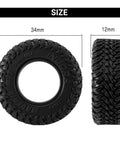 Maverix MT RC Tires For 1 30 Scale Axial SCX30 34x12mm 0 7 Inch Ultra Sticky S5 Compound Super Soft Traction with tire dimensions.