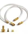 Pro Grade Hydraulic Steering Bleed Kit For Seastar BayStar And Uflex Systems with Quick Connect Filler Hose components