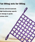 Heavy Duty Cargo Hoisting Net Featuring Rugged Webbing Straps For Dead Safe Lifting And Badass Tough Load Control Up To 3.5 Tons for lifting goods.