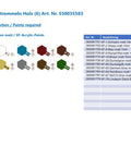 Paint colors and codes for 1 35 Scale Cable Spool Model Kit With Decals, Unpainted Plastic Assembly For Dioramas And Scale Builds.