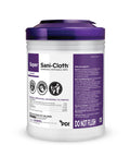Container of Industrial Grade Surface Disinfectant Wipes With Germ Busting Power Formula For Quick Cleanup In Hospitals And Homes