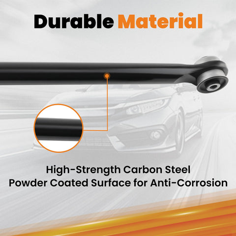 Rear Track Bar For Ram 2500 2014 2023 4x4 Adjustable 0 To 5 Inch Lift Solid Forged Steel Panhard Rod Axle Centering And Vibration Dampening Beefy Heavy Duty Off Road Upgrade, black powder-coated steel bar