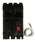 Front view of Single 20A Double Pole GFCI Self-Test Breaker, 120/240 VAC Ground Fault Circuit Interrupter THQL2120GFT.