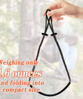 Hand holding Climbing Stick Aider For Hunting And Tree Stand Safety Hand Braided Lightweight Rope Ladder Gear Single Step Aider With High Strength Polyethylene Fiber 800 Lb Capacity Durable Outdoor Gear Four Pack