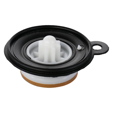 Orbit 57045 100-Series diaphragm repair kit, black plastic housing with white central gear and brown gasket.