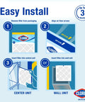 Installation guide for MERV 13 Pleated HVAC Air Filter 20X25X1 Pack Of 4 For Allergies Pet Dander Smoke And More Breathe Easy