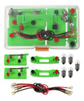 Electricity Lab Kit For Physics Experiments Hands On Circuits Set With Series And Parallel Wiring Battery Boxes Bulb Holders Switch Cables