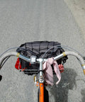 4 In 1 Dayliner Box Bag 20 Liter Water Resistant Rolltop For Bike Handlebars, Rack, Trunk, Or Basket With Shoulder Strap Grab And Go Everyday Carry For Commutes, Grocery Runs, And Bike Camping In Any Weather, secured on bike handlebars during ride
