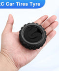 4Pcs Soft Rubber RC On Road Car Tires For 1 By 10 Scale Touring Cars With Foam Inserts Direct Replacement For Most On Road Chassis 71mm OD