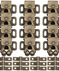 RV Cabinet Door Catch With Double Roller Golden Latch Noise Reducing Soft Close Easy Install 20 Piece Set close-up