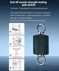 500kg Isometric Strength Tester With Push Pull Force Sensor App Control Rate Of Force Development And Peak Force Metrics Standard Edition For Explosive Power And Endurance Testing Built For Beast Mode black portable device with metal rings