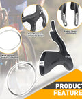 Road Bike Shift Lever 2x7 Speed Shifter With Brake Levers For Crisp Gear Changes, Ergonomic Aluminum Brake Levers, Shimano Compatible