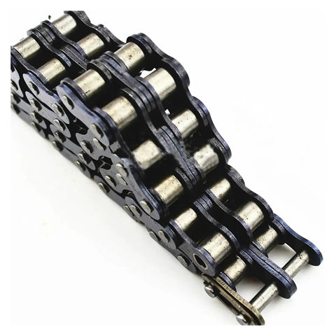 Heavy Duty Roller Chain 06B 1.5M Link For Industrial Drive Systems Made From Strong 45# Carbon Steel side view showing links