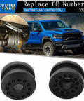 2 Piece Transfer Case Linkage Bushing Grommet Kit For Ram Trucks 2002 To 2010 1500 2500 3500 Keeps Shifts Smooth And Tight Replaces 68078974AA 68078975AA black rubber bushings