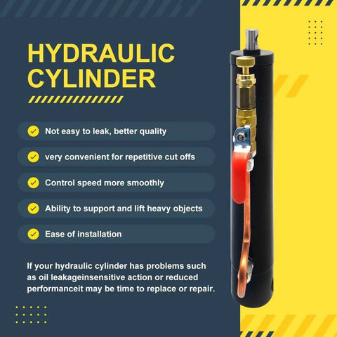 7 X 12 Metal Cutting Band Saw Hydraulic Cylinder With Downfeed Control, Compatible With BS-712N BS-712R BS-712B