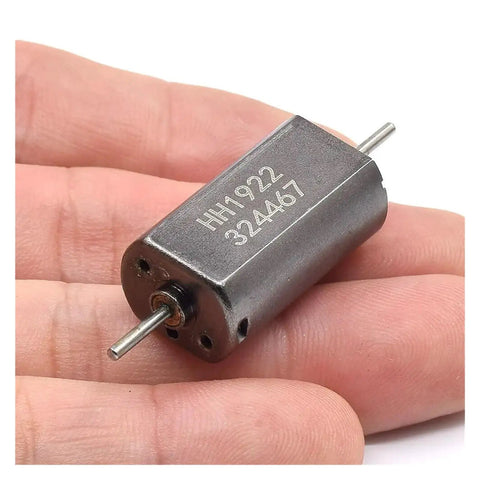 12V HO Scale Micro Mini FK-055 High Speed Motor With 5-Pole Rotor 1.5mm Dual Shaft Compact Train Engine for Model Railroads
