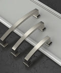 30 Pack 5 Inch Brushed Satin Nickel Cabinet Handles For Kitchen Cabinets And Cupboards 128mm Hole Centers Rugged Drawer Pulls