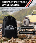 Heavy Duty 1/2 Inch Soft Shackles For Off Road Recovery Kit Featuring 56000 Pound Breaking Strength Uhmwpe Rope And Aluminum Anchor Ring Rugged As Nails Trail Ready Towing Setup For Trucks And Jeeps in compact storage bag.