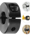 Steel Split Shaft Collar Clamp No Fuss Fixed 16mm ID 34mm OD 13mm Thick Keyed Shaft Ring For Industrial Power Transmission Easy Install