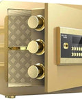 Home And Office Dual Lock Safe Box With Password Or Fingerprint Access Portable Cabinet Security Vault open view
