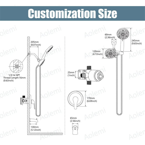 High End Brushed Nickel Tub And Shower Faucet Set Featuring Dual Showerheads And Eight Powerful Massage Jets Includes Full Concealed Wall Valve Kit For Fresh Modern Bathroom Upgrades Built Solid For Everyday Use