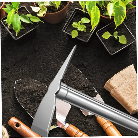 Lightweight Portable Garden Hoe And Steel Pickaxe Tool For Easy Weeding And Digging Grab And Go Outdoor Gardening Gadget