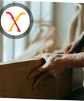 Close-up of hands holding wood with Red And Yellow Push Sticks 2 Pack For Woodworking Safety Push Blocks For Table Saws icon in corner