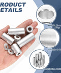 Top Shelf Aluminum Spacer Bushings 8 Pack Straight Round Config 3 4 Outer Diameter X 3 8 Inner Diameter X 3 4 Long in hand.