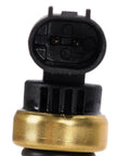 Slick Coolant Temperature Sensor For Engine Monitoring Ride Ready Durability For Buick Encore GMC Canyon Cadillac CT6 Chevy Bolt EV Sonic Trax close-up of connector