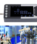 Top Notch 1000N Force Gauge Push Pull Tester Tension Meter Torque Tester, 220 Lb Capacity, Handheld US Plug, HD Color Display, Simultaneous Nm and Lb Readouts, Three Measurement Modes for Real Time and Peak, handheld digital force gauge on lab equipment
