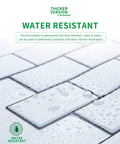 Premium Thicker Design Peel And Stick Tile For Kitchen Backsplash With 2mm To 2.5mm Thickness, 3X Stronger Adhesive, water-resistant surface