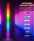 Image of Handheld TL60 RGB Tube Light 20W Full Color LED Video Wand With App 2 4G DMX Control showcasing customizable flow light effects.