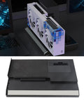 Top and bottom views of a USB4 40Gbps external GPU docking station featuring M.2 NVMe slot for enhanced laptop gaming.