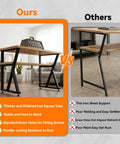 Built Different Industrial Metal Table Legs 30 By 24 Inch Heavy Duty Stand For Dining Desk Bench And Coffee Table With Adjustable Leveling Feet That Handle Any Load Easily comparison of features.