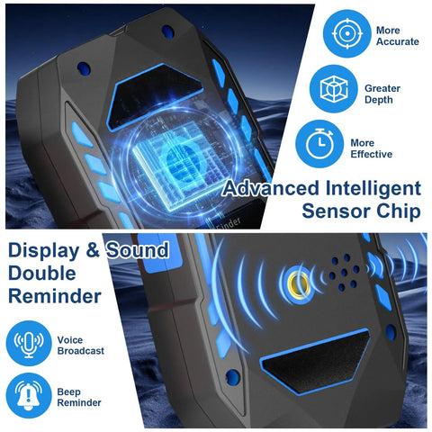 Straight Shooter Rechargeable Stud Finder And Wall Scanner With Adjustable Sensitivity Detects Wood Studs Metal Pipes And Live Ac Wires With Deep Precision For Boss Level Home Projects